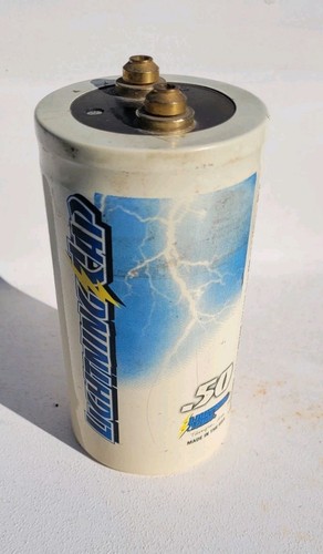 Vintage LIGHTNING Cap Capacitor .50 Farad 20V/24V Surger ESR 1.5 Millohm