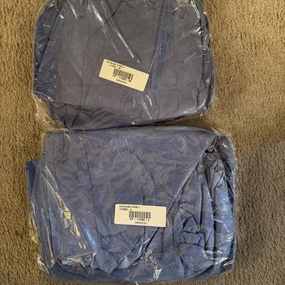 KleenGuard A60 Blue Zip Front Coveralls with Hood - 9 Medium, 10 Large