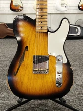 Fender Custom Shop Red Hot Esquire Relic E/G, Birdseye Maple FB, 2Color Sunburst