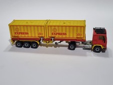 Vintage SIKU Volvo F10 Turbo-6  Lorry with Trailer. Good Original Condition