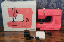 Used Working John Lewis Mini JL Pink  Electric Sewing Machine pedal & power