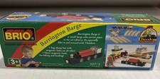 BRIO Theodore Tugboat BARRINGTON BARGE Wooden Boat 3271 In Box 1998