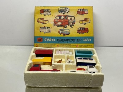 CORGI TOYS GS-24 COMMER ¾ TON CHASSIS CONSTRUCTOR SET -1:43 rare- GOOD IN BOX
