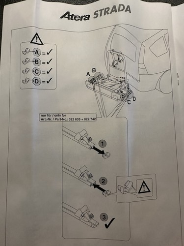 Atera Auffahrschiene Rampe Beladehilfe faltbar für STRADA Heckträger -NEU - Bild 7 von 7