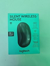 Logitech Silent Wireless Mouse 910-007482 Black Damaged Box Checked