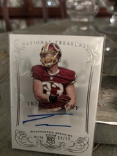 Trent Murphy Rookie Auto 04/99 National Treasures Redskins Card. rookie card picture