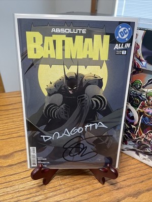 Absolute Batman #1 Signed By Nick Dragotta & Snyder W/ COA -  9th Print DC