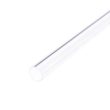 Clear Rigid PVC Pipe 19/32" 15mm ID x 5/8" 16mm x 1.3ft 0.02" Wall Round Tube