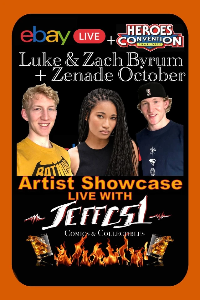 HEROES CON LIVE with Luke & Zach Byrum + Zenade October- 1 of 1s +Remarks