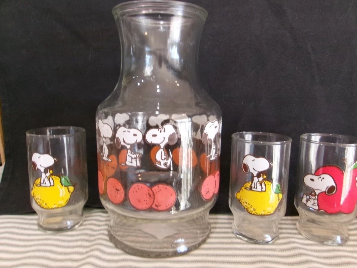 snoopy drinking glasses products for sale | eBay