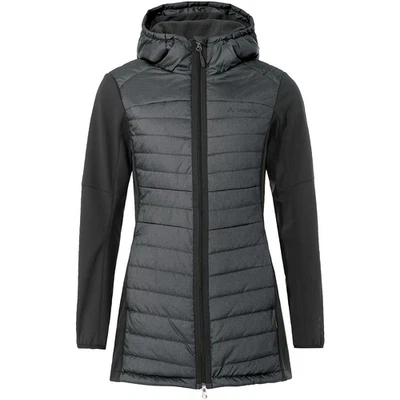 VAUDE Damen Funktionsmantel Skomer Hybrid Parka Mantel m Kapuze schwarz Gr 36 - Bild 1 von 4