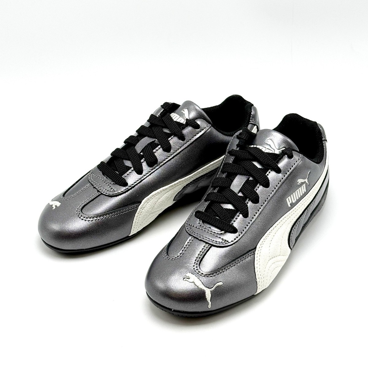 NEW* Women Puma Speedcat Metallic PUMA BLACK / WARM WHITE (405357