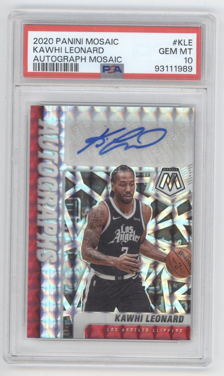 Kawhi Leonard Professional Sports Authenticator (PSA) Basketball