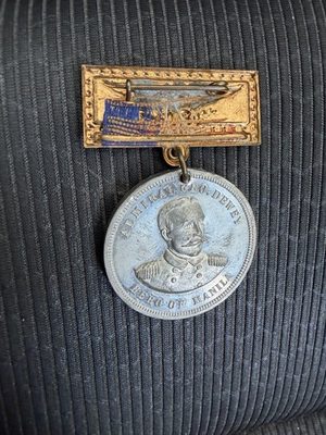 #ad #ad ADMIRAL GEORGE DEWEY HERO OF MANILA Medal $39.99