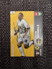 KEVIN NICHOLLS - LEEDS UNITED FC FOOTBALL SIGNED PANINI CHAMPIONSHIP CARD