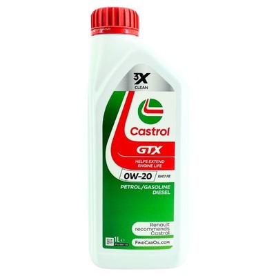 1x Castrol GTX 0W-20 RN17 FE 2x1 Liter