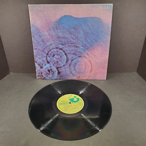 PINK FLOYD Meddle 1971 12" Vinyl LP HARVEST SMAS-832 Gatefold G/G+