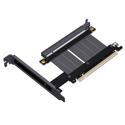 ADT-Link PCIe 5.0 x16 Gen5 GPU Riser Cable - 15cm Flexible High-Speed Extender