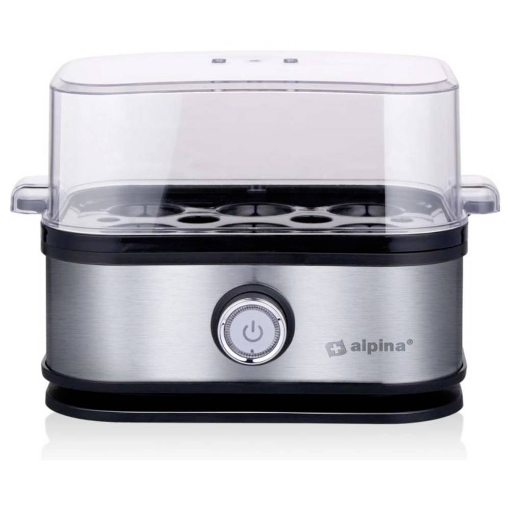 Alpina Switzerland 871125223691 Cuociuova con pungiuovo, con misurino Argento,