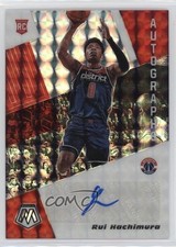 2019-20 Panini Mosaic Rookie Silver Prizm Rui Hachimura #RA-RHM Auto 0s5s