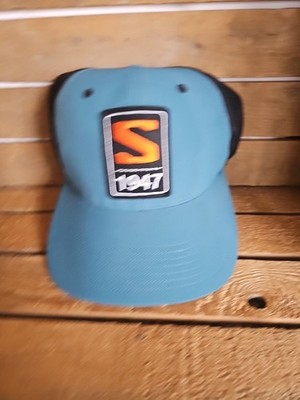 Salomon Baseball Hat Blue And Black W Snap Closure