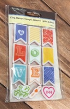 RECOLLECTIONS 309700 LOVE RUBBER STAMP SET OF 12 VALENTINES