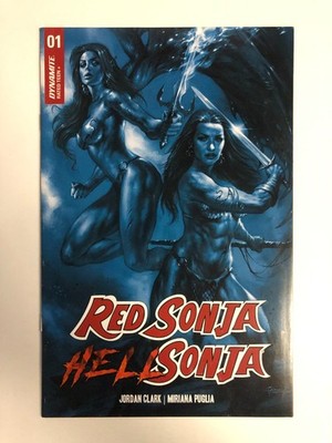 Red Sonja: Hell Sonja #1 - Incentive Lucio Parillo Tint Variant - 2022 - Dynamit