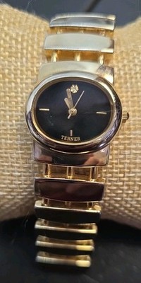 Bijoux Terner Goldtone Womens Watch New Battery