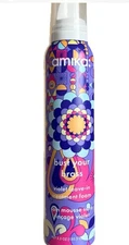 Amika Bust Your Brass Violet Leave-In Treatment Foam 5.3Oz 157ml Brighten Blonde