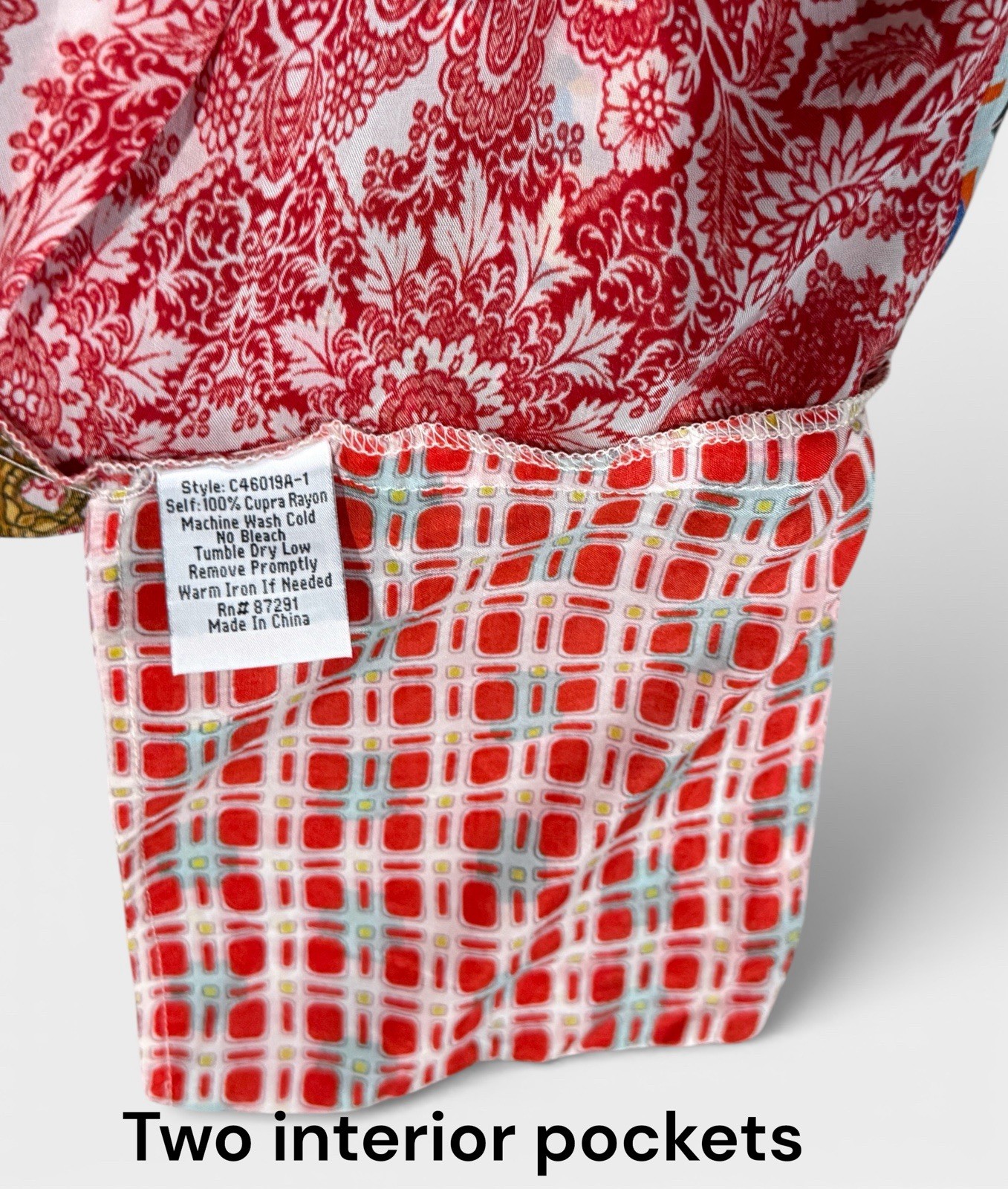 JOHNNY WAS Dolce Patchwork Patterned Kimono XL - image 3