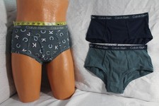Calvin Klein Underwear, Boys, Briefs, XL 16/18, 3 Pair, retro, ringer, Asst