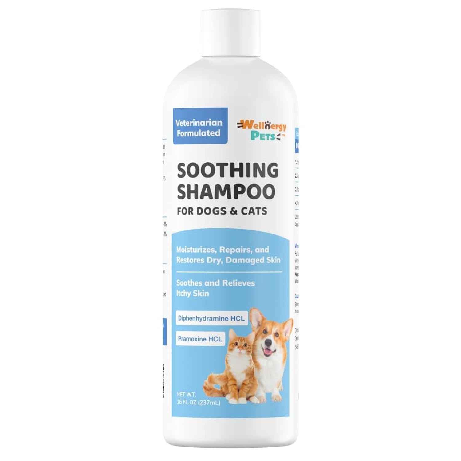 Wellnergy Pets Soothing Shampoo for Dogs and Cats(16 oz),Shampooing & Washing