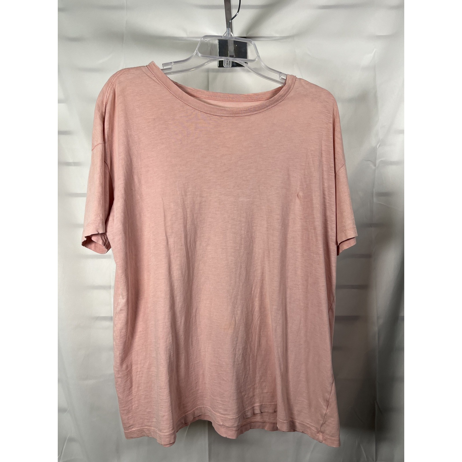 Aerie Oversized T-Shirt Pink Short Sleeve Casual Basic Top Women's S