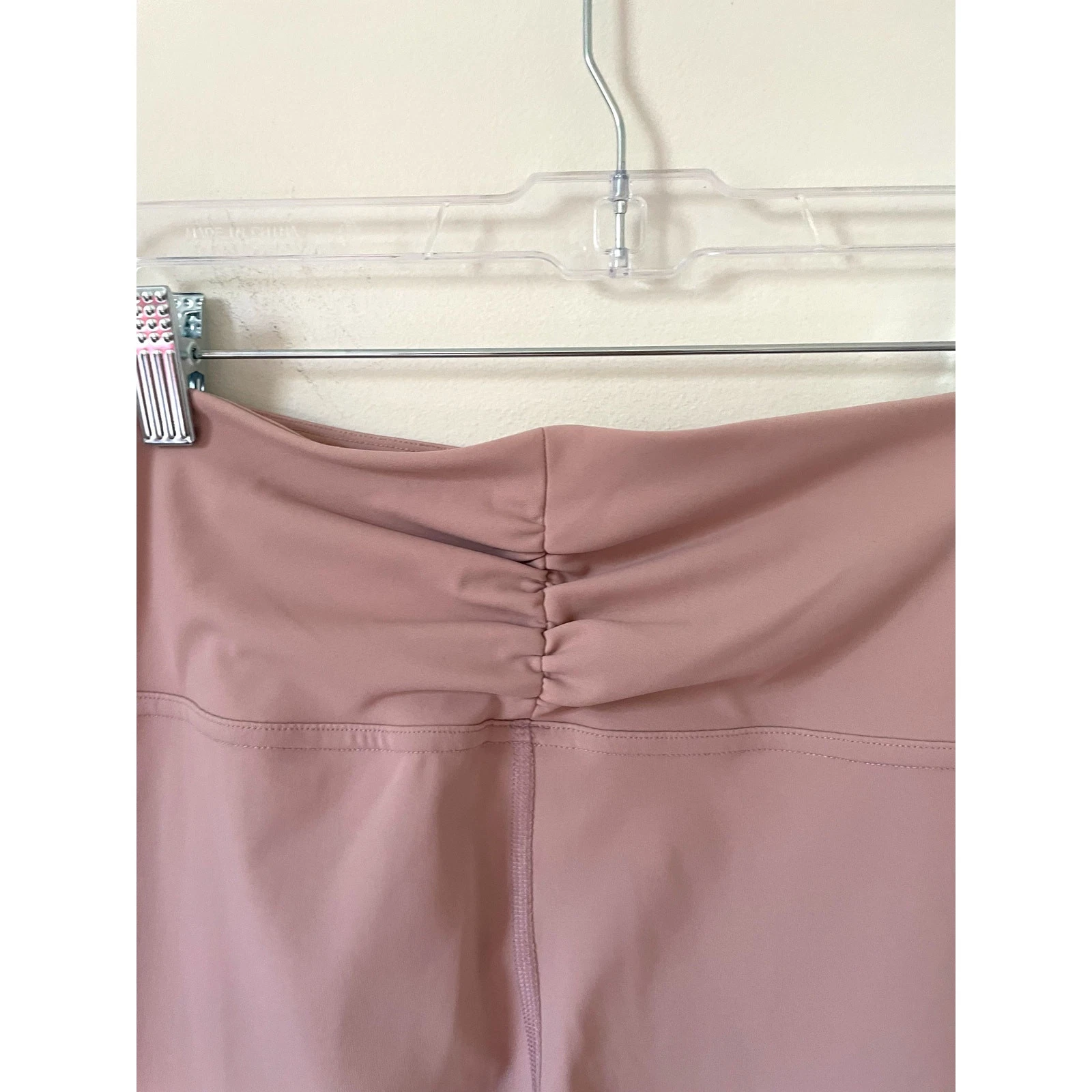 free-people-movement high rise ruched braided leggings