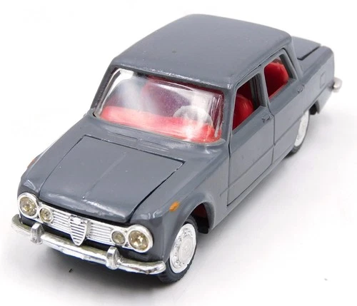 Alfa Romeo Giulia TI Edil Toys six diecast openings 1:43 made in Italy 1960s w