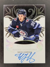 2024-25 UD Ice Nikita Chibrikov Exquisite Collection Rookie Signatures #/99