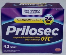 Prilosec Otc New Formula Acid Reducer 42 Tablets Exp. 082028 Prilosec Otc New Formula Acid Reducer 42 Tablets Exp. 082028