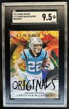 2021 Panini Origins Christian McCaffrey Originals #O-17 Panthers SGC 9.5