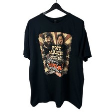 Mens Y2K Post Malone X Jelly Roll Big Ass Stadium Tour Music Shirt Size 2XL