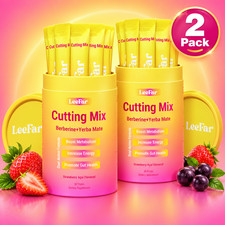 Berberine Cutting Mix 2 Pack 60 Sticks Metabolism Energy Support Supplement
