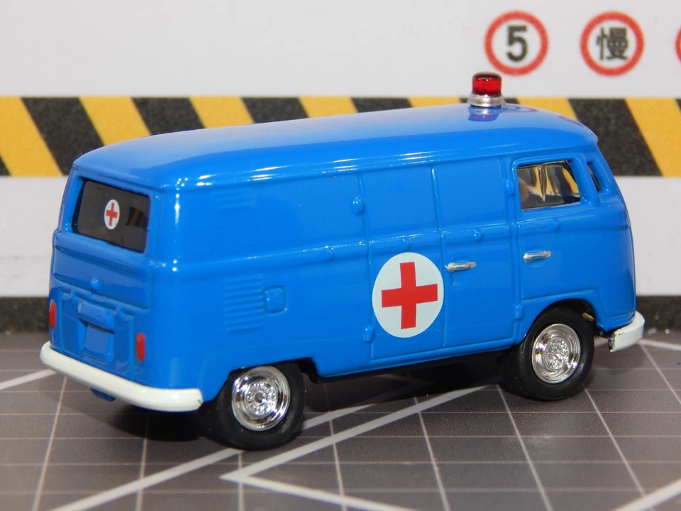 '65 1965 VW Volkswagen Bus Transporter Ambulance Blue Red Siren Cross MINT VHTF - Image 2 of 4