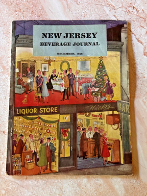 Magazine New Jersey Beverage Journal December 1956 Liquor Trade Christmas Whisky
