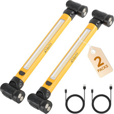 2 Pack 3000LM LED Work Light, 5200Mah Rechargeable Magnetic under Hood Work Ligh