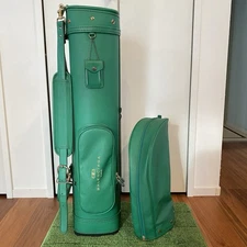 Balenciaga Women's Green Retro Compact cart bag golf carry bag rare japan used