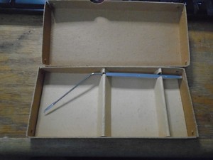Vintage ALOE Ear Knife Angled Germany Stainless Original Box C3195