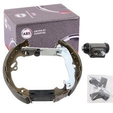 A.B.S. BREMSBACKEN SATZ VORMONTIERT passend für FORD FOCUS TROMMELBREMSE |