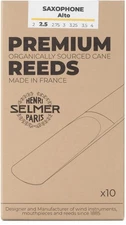 Selmer Paris Premium Alto Saxophone Reeds - 2.5, 10-pack