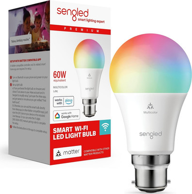 Sengled LED Smart Glühbirne B22 Matter Enabled Multicolour Works Alexa Neu