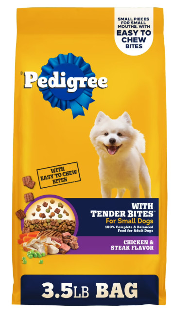 Pedigree With Tender Bites for Small Dogs Adult Dry Dog Food