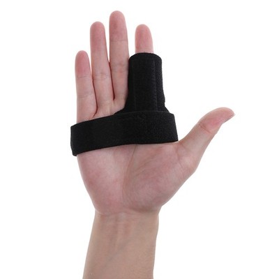 Verstellbare Fingerschiene Bandage Trigger Fingerstütze Fraktur Fix Schmerzen> Eh_wo